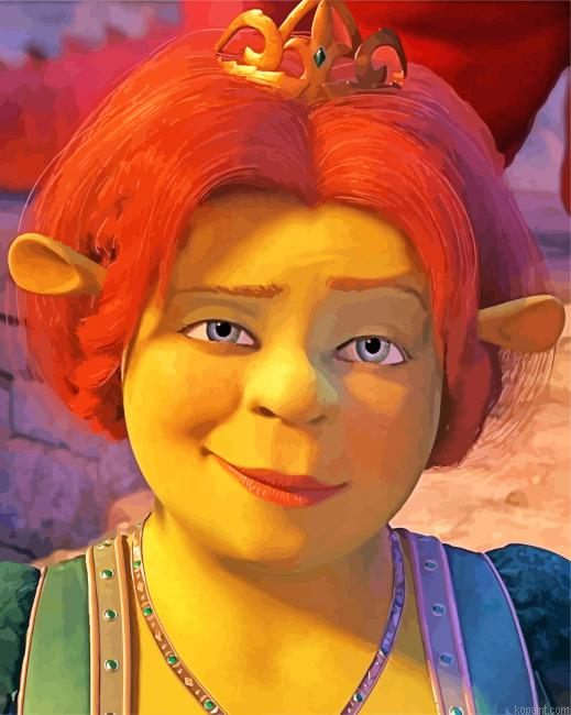 Fiona From Shrek Painting By Numberss.png