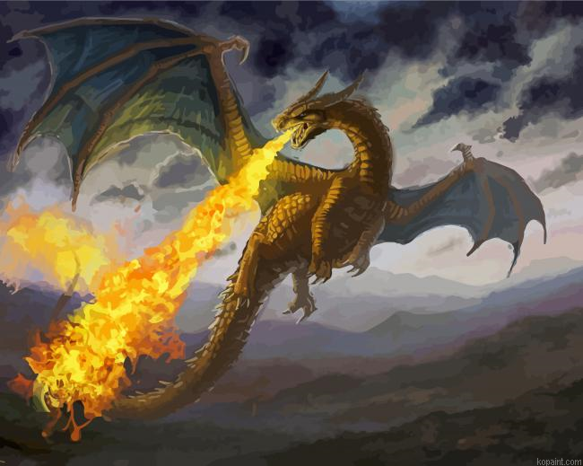 Fire Breathing Dragon Animation Painting By Numberss.png