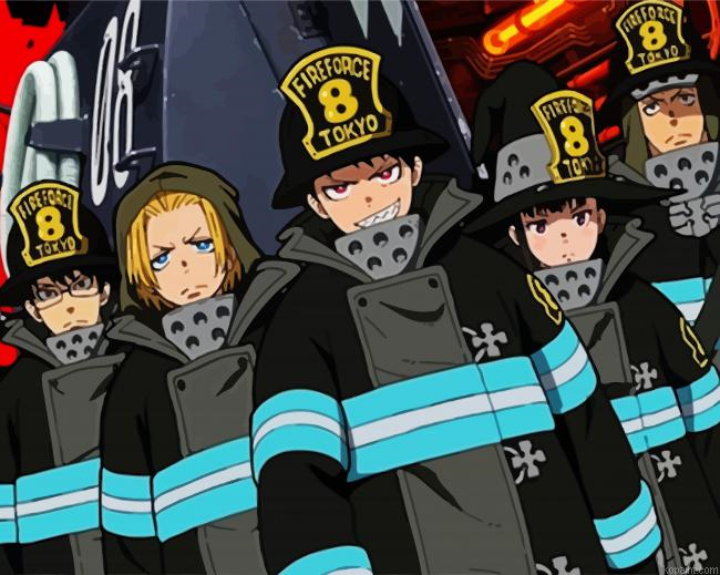 Fire Force Painting By Numberss.png