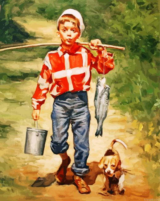 Fisher Boy Painting By Numberss.png