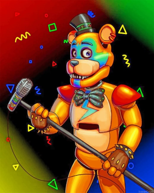 Five Nights At Freddys Video Games Series Painting By Numberss.png