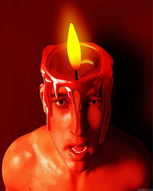 Flaming Candle Man Paint By Numbers.png