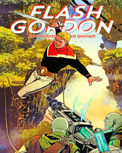 Flash Gordon Comics Paint By Numbers