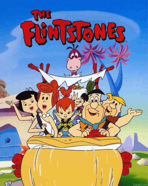 Flintstones Characters Paint By Numbers