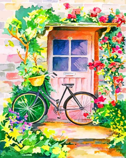 Floral Door Painting By Numberss.png
