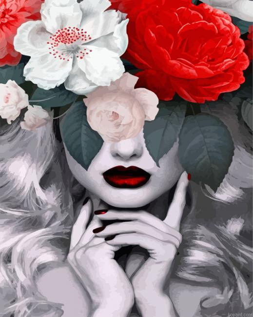 Floral Face Painting By Numberss.png