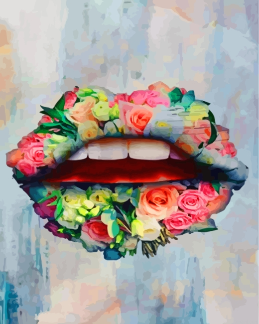 Floral Lips Painting By Numberss.png