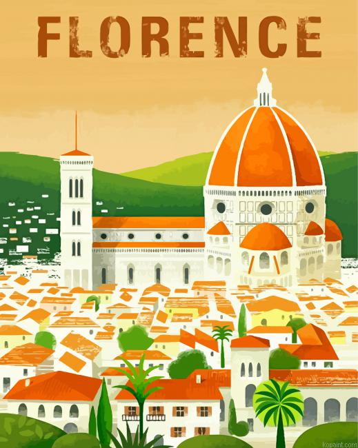 Florence Italy Europe Painting By Numberss.png