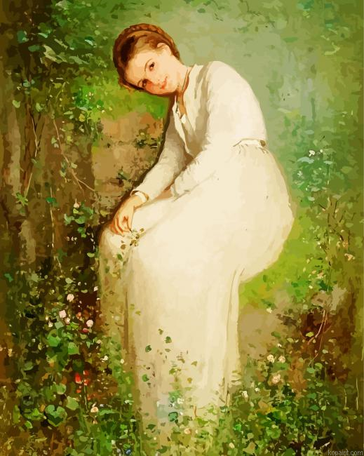 Flower Among The Flowers Grigorescu Paint By Numbers