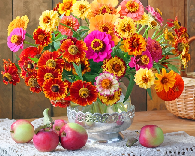 Flower Bouquet New Painting By Numberss.png