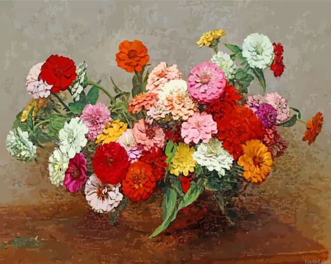 Flowers Bouquet Painting By Numberss.png