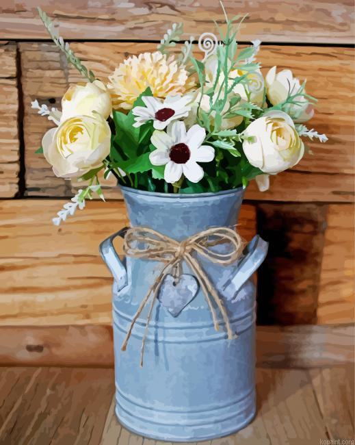 Flowers In Vase Painting By Numberss.png