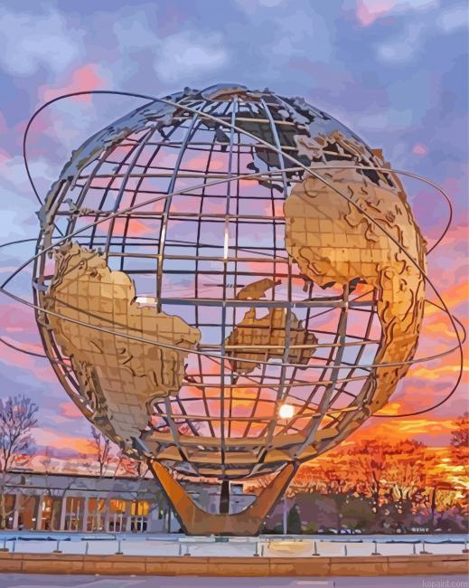 Flushing Meadows Corona Park Worlds Fair Painting By Numberss.png