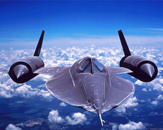 Flying Blackbird Sr71 Painting By Numberss.png