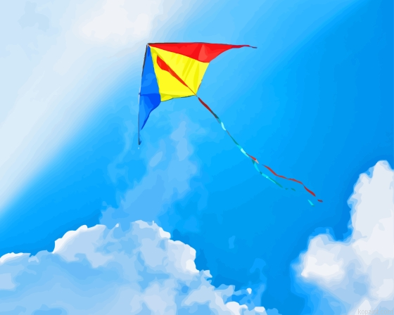 Flying Kites Painting By Numberss.png
