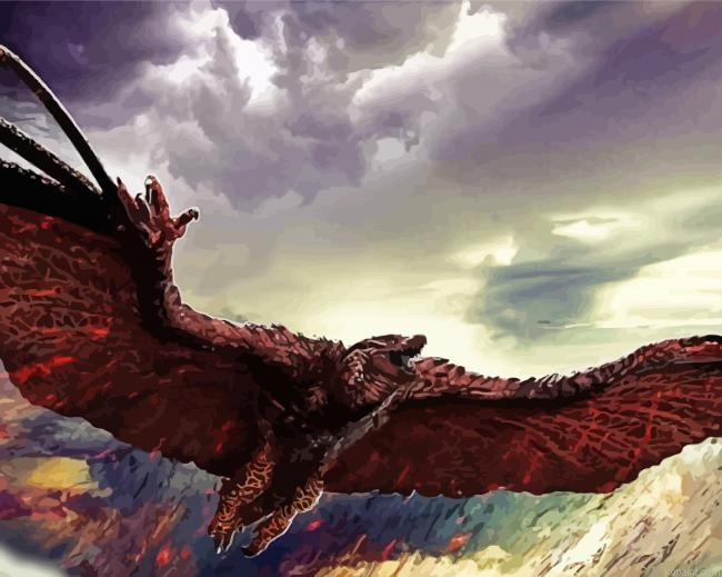 Flying Rodan Painting By Numberss.png
