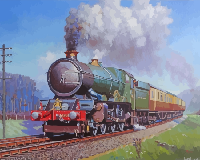 Flying Scotsman Painting By Numberss.png