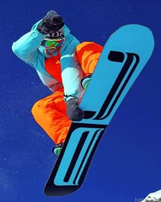 Flying Snowboard Painting By Numberss.png