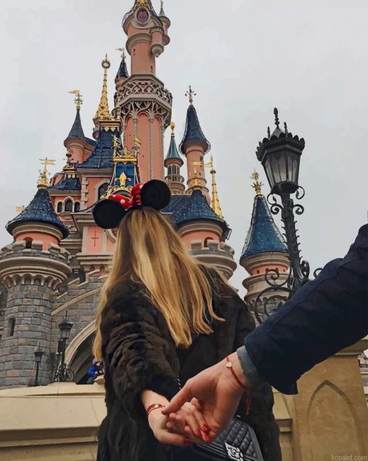 Follow Me To Disneyland Castle New Painting By Numberss.png