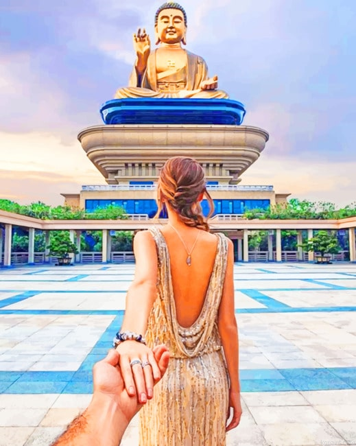 Follow Me To Fo Guang Shan Buddha Museum New Painting By Numberss.png