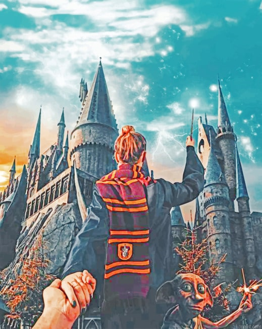 Follow Me To Hogwarts Travel Painting By Numberss.png