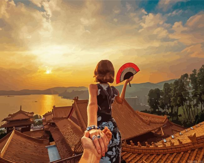 Follow Me To Sun Moon Lake Taiwan Painting By Numberss.png