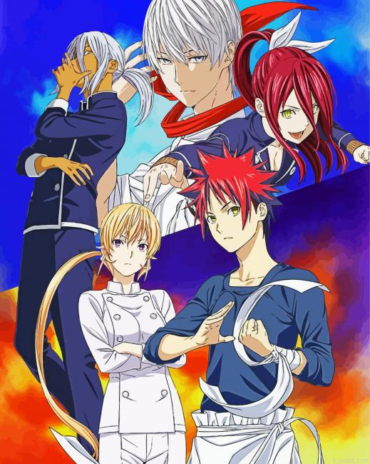Food Wars Manga Painting By Numberss.png