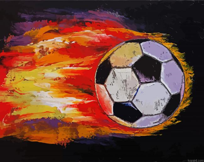 Football Art Painting By Numberss.png
