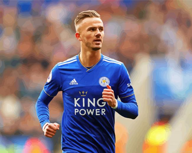 Football Player James Maddison Paint By Numbers