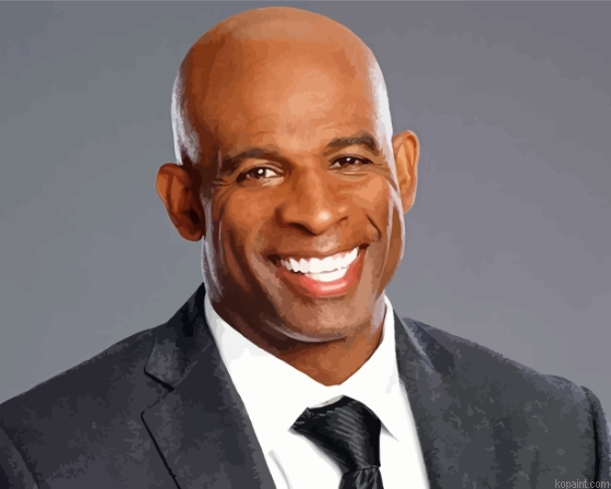 Footballer Deion Sanders Paint By Numbers