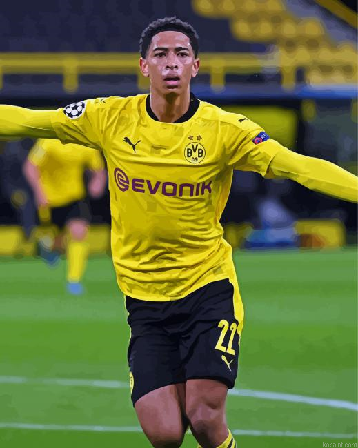 Footballer Jude Bellingham Painting By Numberss.png