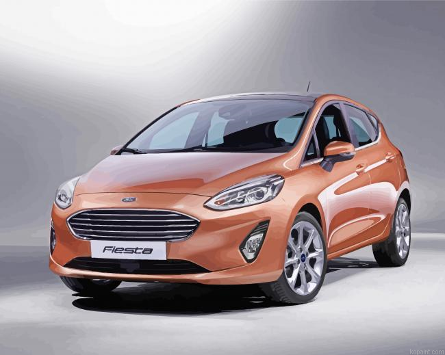 Ford Fiesta Car Painting By Numberss.png
