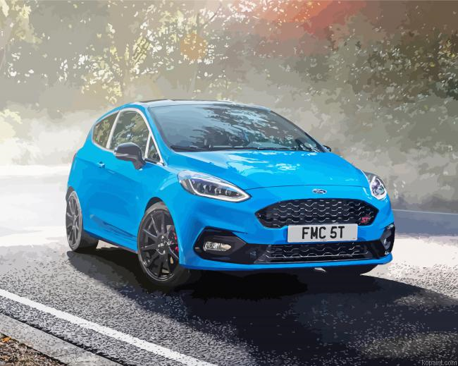 Ford Fiesta Paint By Numbers
