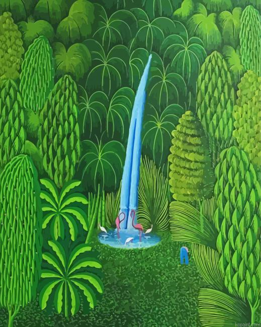 Forest By Henri Robert Bresil Paint By Numbers