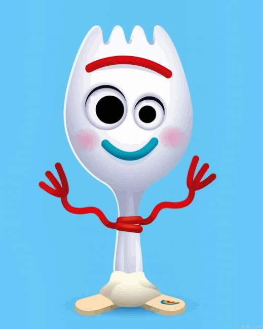 Forky Toy Story Painting By Numberss.png