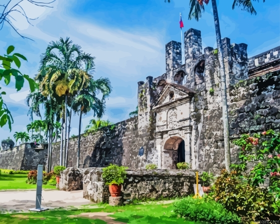 Fort San Pedro Cebu Painting By Numberss.png