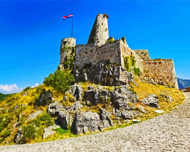 Fortess Klis Lovrijenac Painting By Numberss.png