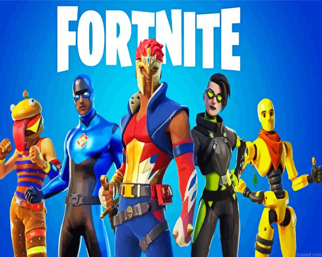 Fortnight Poster Painting By Numberss.png