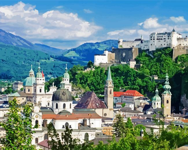 Fortress Hohensalzburg Salzbur Painting By Numberss.png