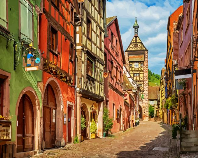 France Colmar City Paint By Numbers.png
