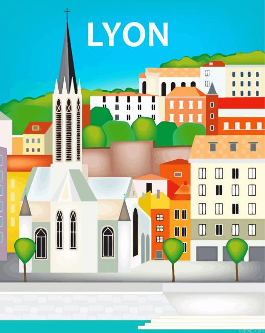 France Lyon Poster Painting By Numberss.png