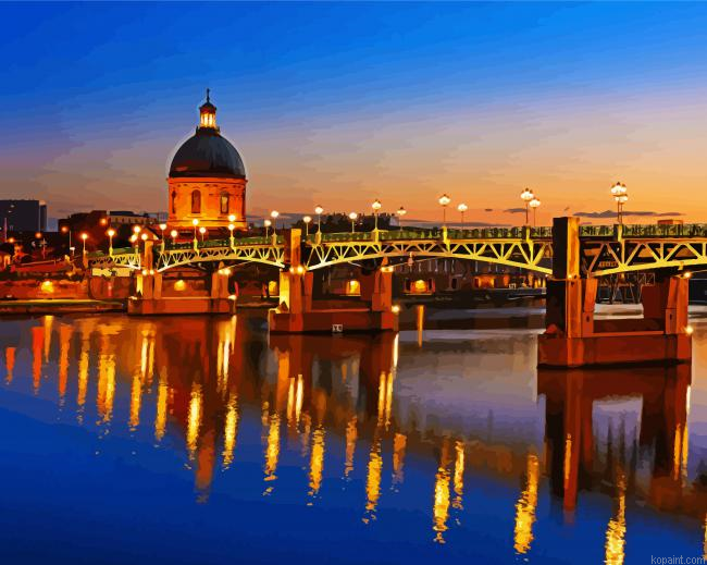 France Toulouse City Painting By Numberss.png