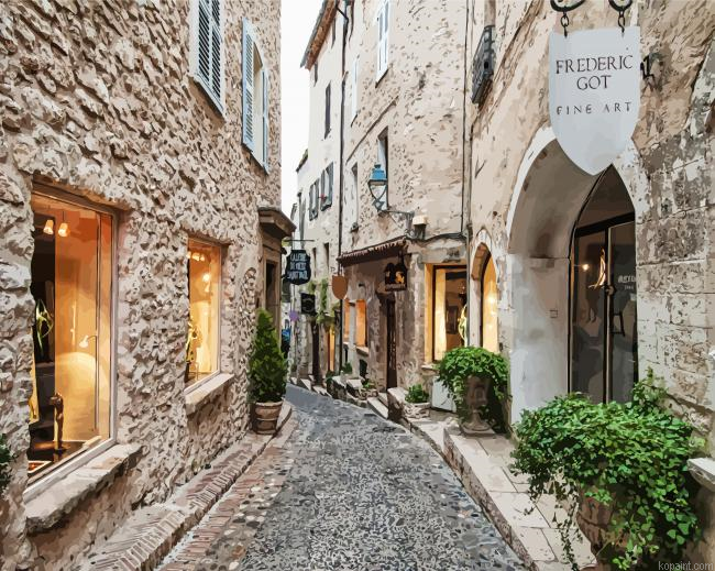 France Velvet Streets Painting By Numberss.png