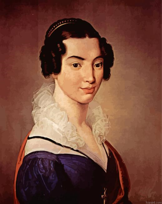 Francesco Hayez Antonietta Vitali Painting By Numberss.png