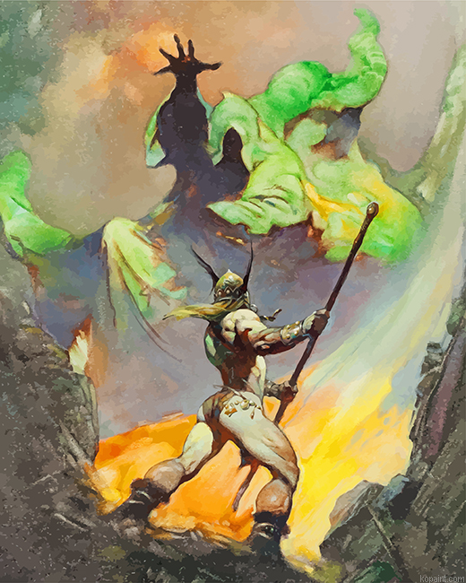 Frank Frazetta Art Painting By Numberss.png