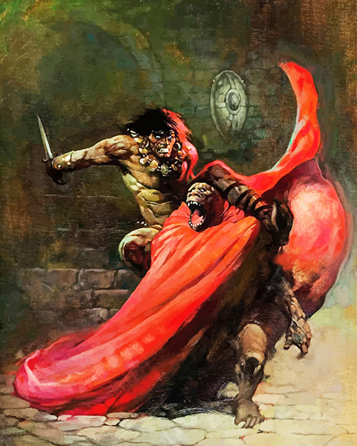 Frank Frazetta Conan Painting By Numberss.png