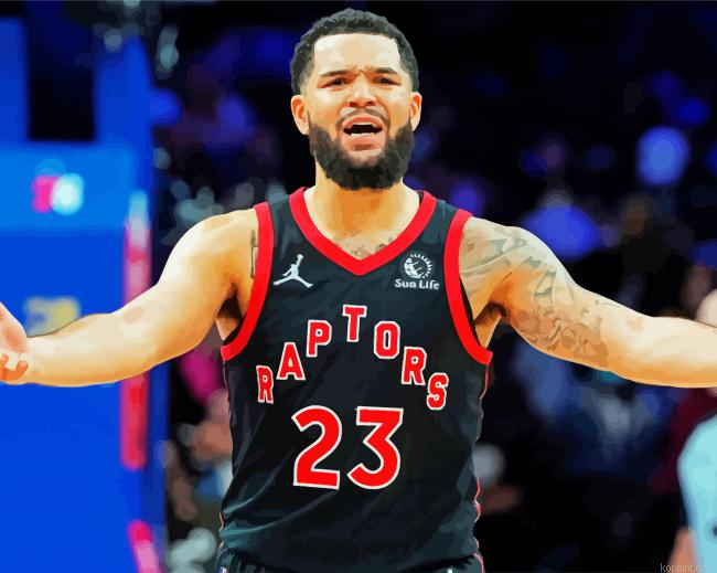 Fred Vanvleet Basketballer Painting By Numberss.png