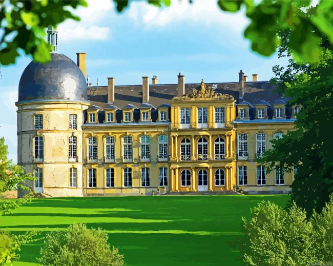 French Chateau Building Painting By Numberss.png