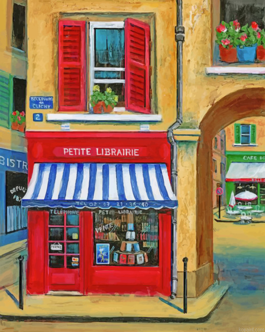 French Library Painting By Numberss.png
