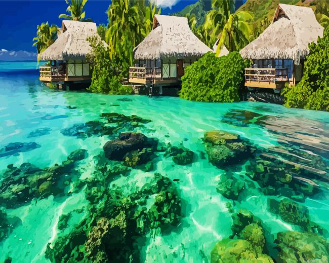 French Polynesia Tahit Painting By Numberss.png